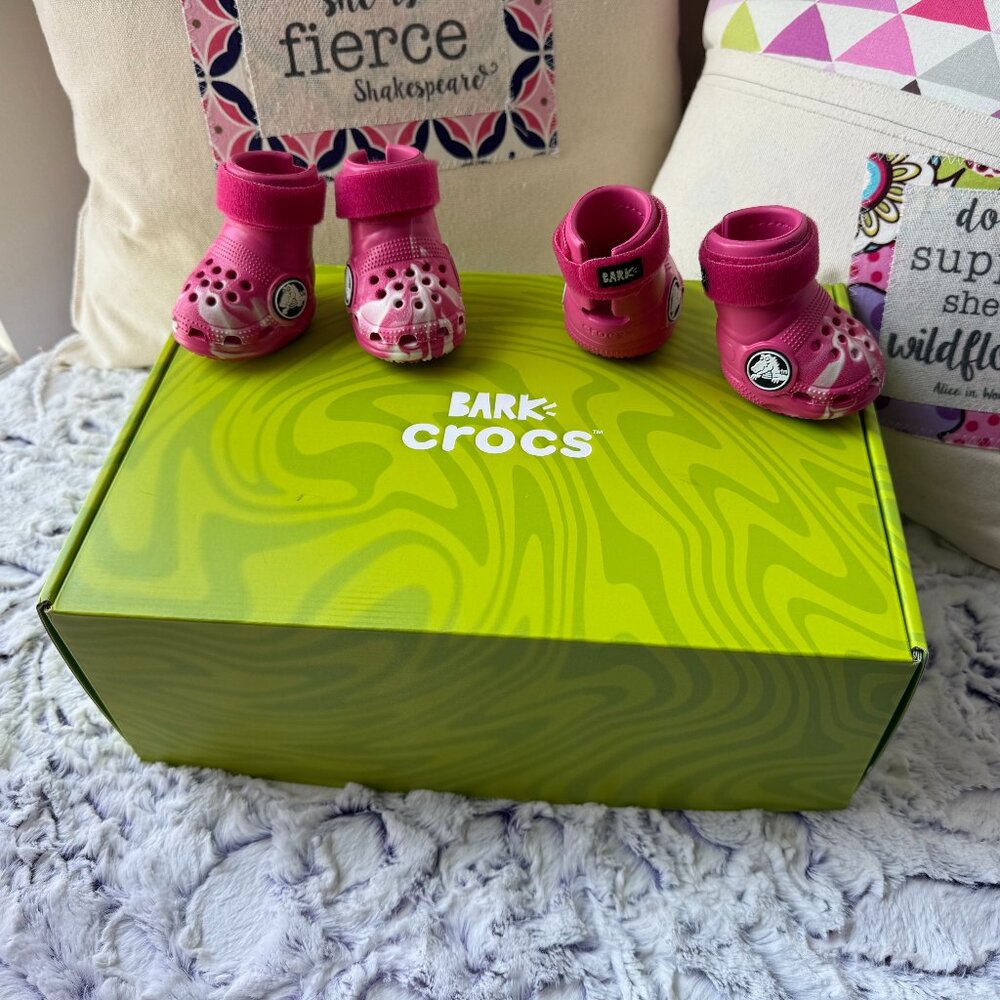 NIB BarkBox Crocs for Dogs